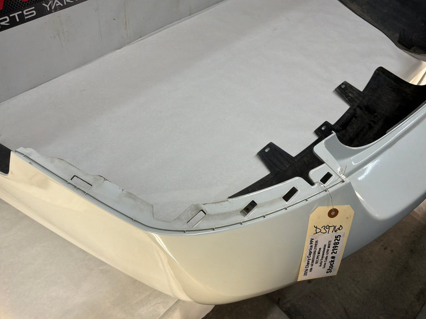 2016 Chevy Caprice PPV Rear Bumper Cover OEM