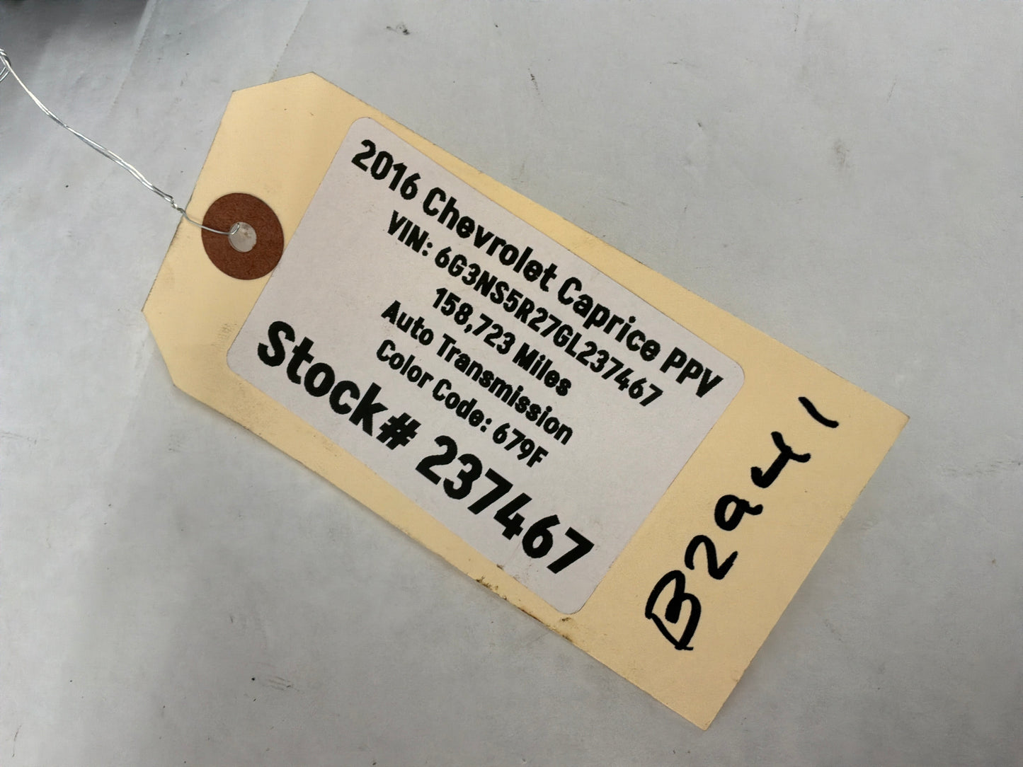 2014 Chevy Caprice PPV RH Passenger Exterior Mirror Black OEM