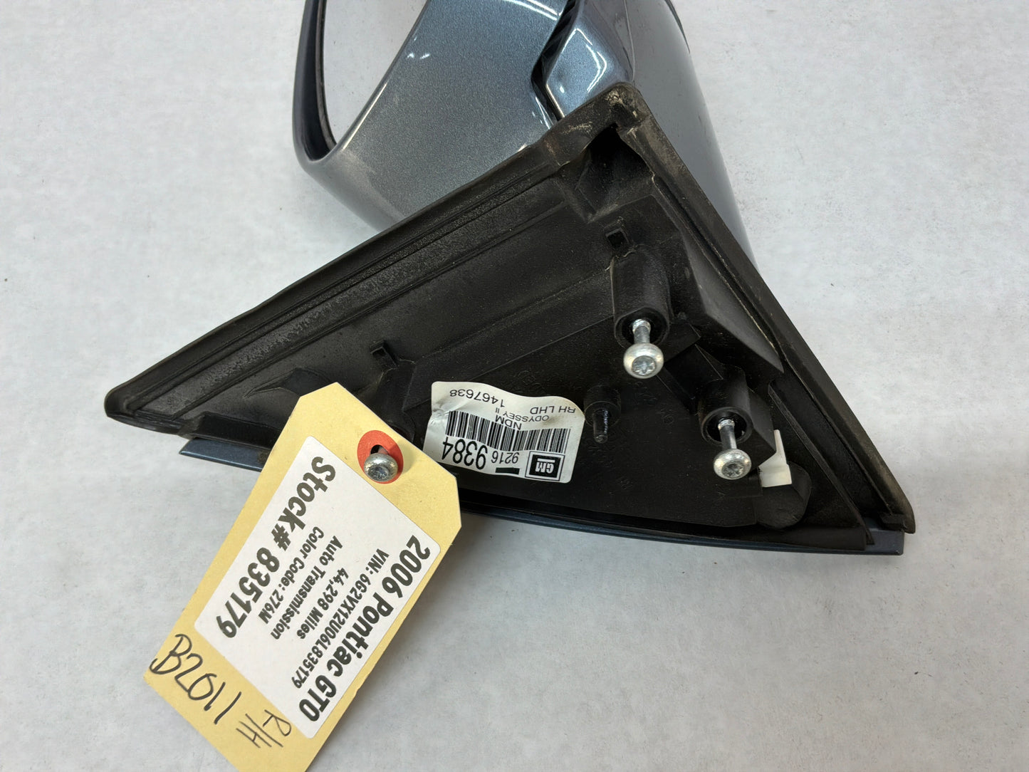 2006 Pontiac GTO RH Passenger Exterior Side Mirror OEM