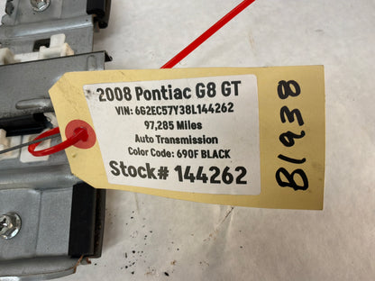 2008 Pontiac G8 GT RH Passenger Rear Door Window Regulator Motor OEM