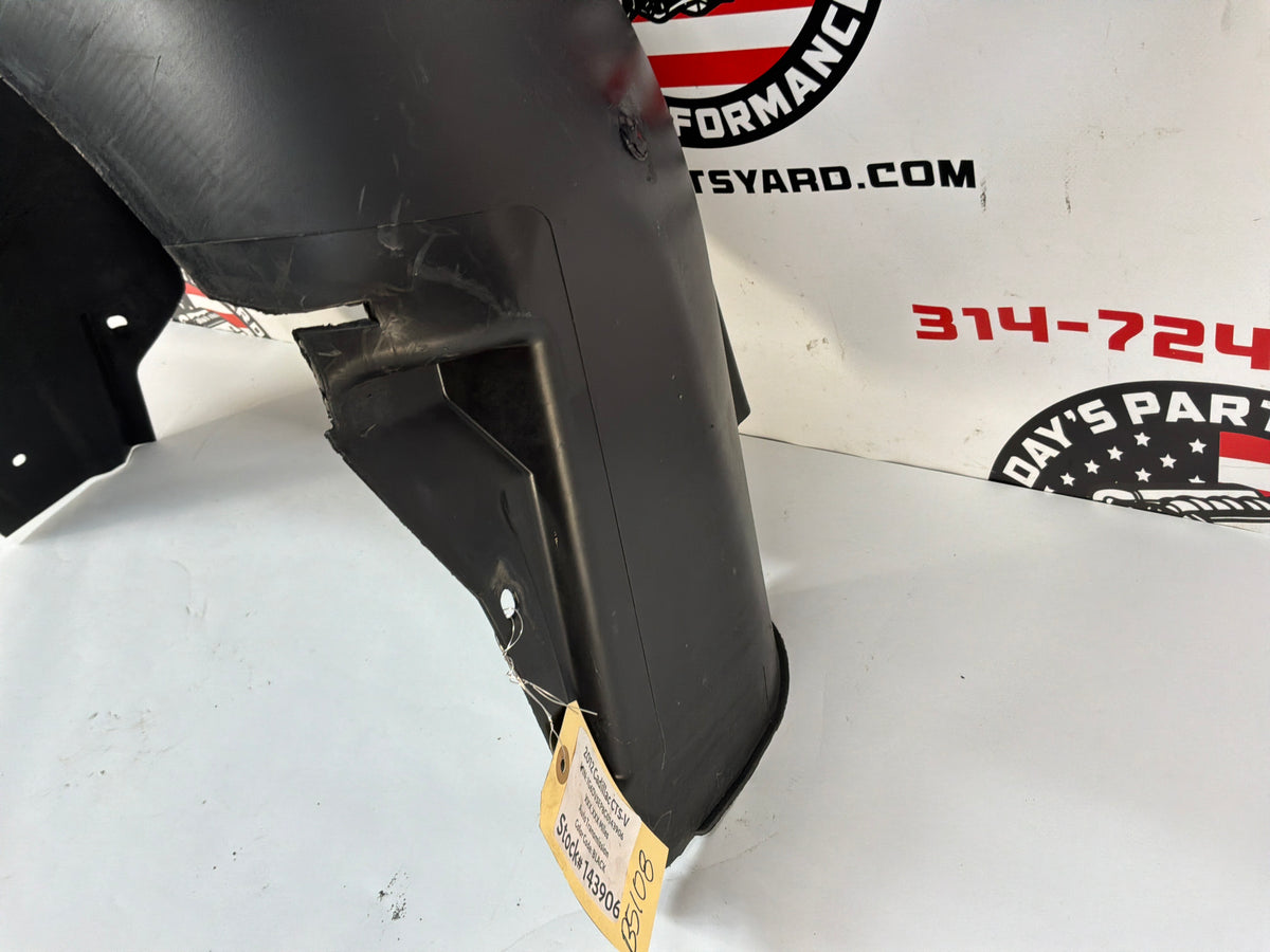 2012 Cadillac CTS-V LH Driver Rear Fender Wheel House Well Liner OEM