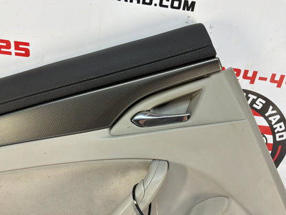 2009 Cadillac CTS-V LH Driver Rear Interior Door Panel OEM Titanium