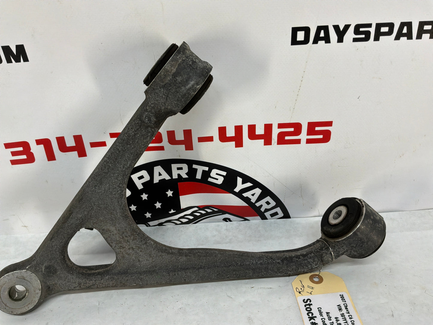 2007 C6 Corvette Convertible Rear LH Driver Suspension Control Arm OEM
