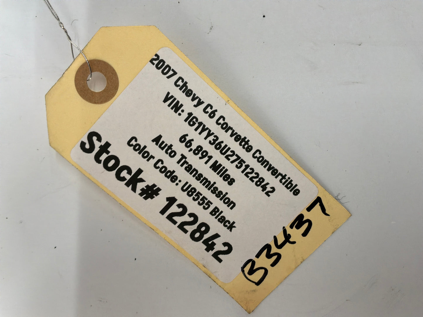 2007 Chevy C6 Corvette Convertible Power Trunk Lid Hatch Relay Motor OEM