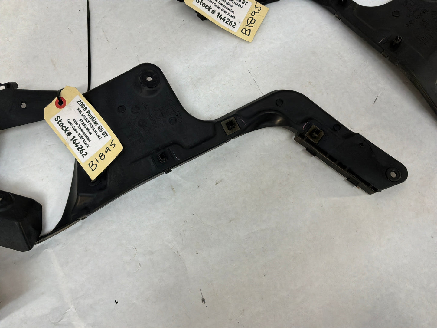2008 Pontiac G8 GT Complete Rear Bumper Brackets Mounts Supports Guides Set OEM