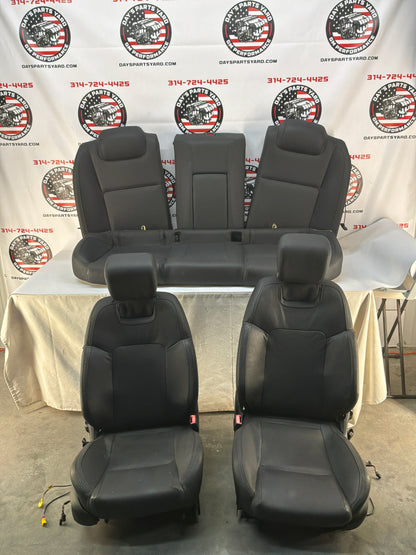2008 Pontiac G8 GT Seats Fronts and Rears Black Leather OEM