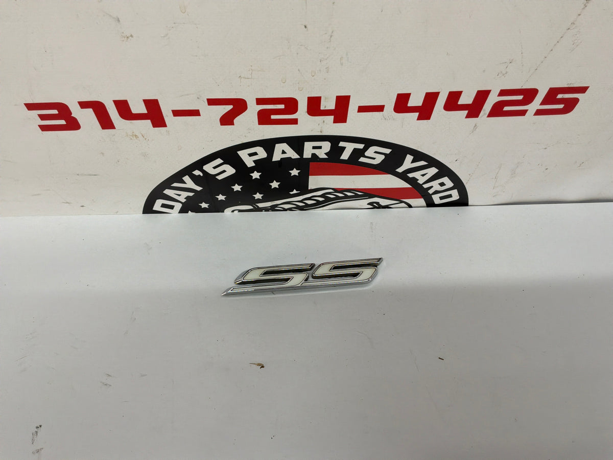 2014 Chevy SS Sedan SS Trunk Emblem Badge OEM