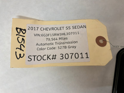 2017 Chevy SS Sedan Trunk Fuse Box Metal Bracket OEM