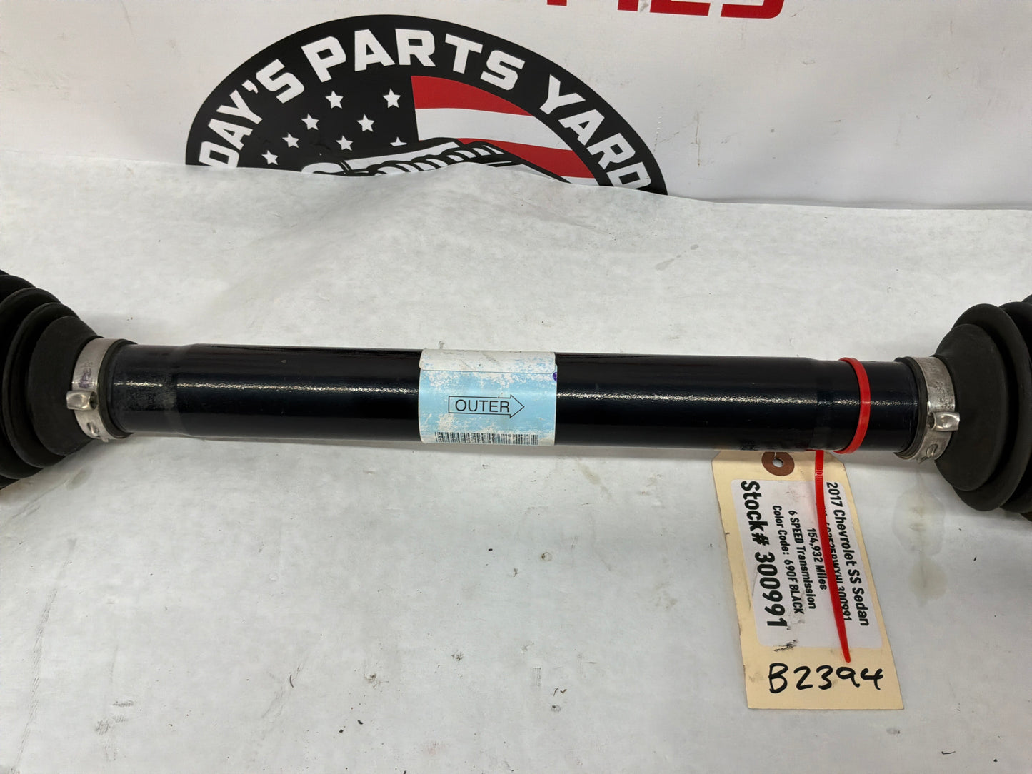 2017 Chevy SS Sedan RH Passenger Rear CV Axle Half Shaft OEM