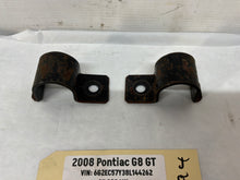 2008 Pontiac G8 GT Rear Suspension Stabilizer Sway Bar Brackets Clamps OEM