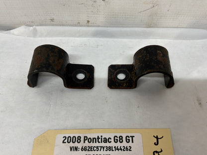 2008 Pontiac G8 GT Rear Suspension Stabilizer Sway Bar Brackets Clamps OEM