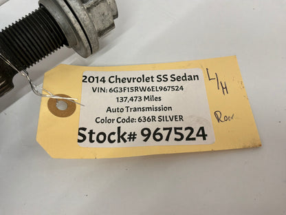 2014 Chevy SS Sedan LH Driver Rear CV Axle Half Shaft OEM