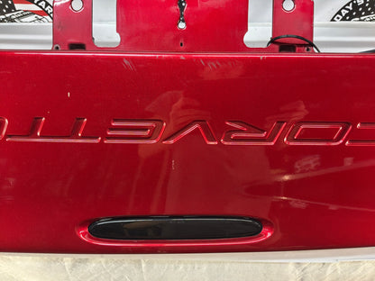 2002 Chevy C5 Corvette Rear Bumper Cover Red OEM