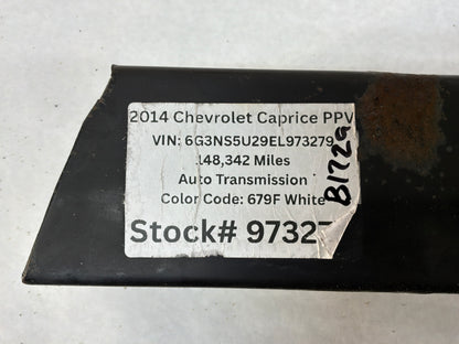 2014 Chevy Caprice PPV Front Bumper Fascia Reinforcement Impact Crash Bar OEM