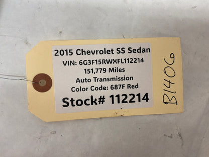 2015 Chevy SS Sedan Electronic Suspension Control Module OEM