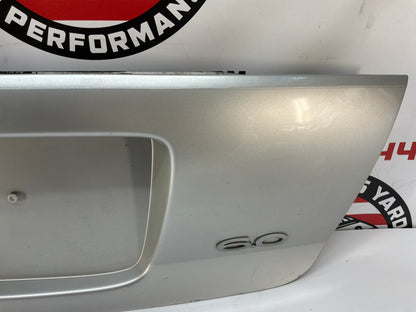 2006 Pontiac GTO Trunk Deck Lid Filler Insert Applique Panel Silver  OEM