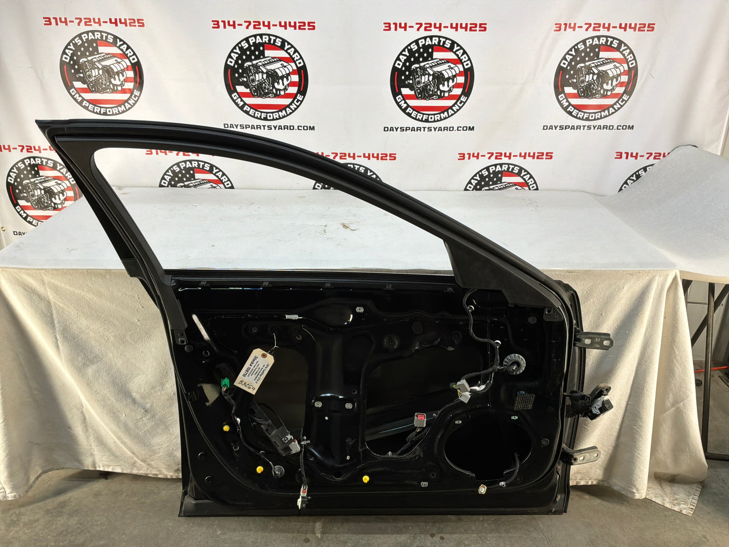 2016 Cadillac CTS-V LH Driver Front Exterior Door Black OEM