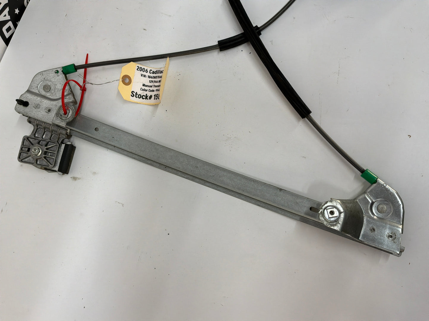 2006 Cadillac CTS-V RH Passenger Front Window Reg w/ Motor OEM