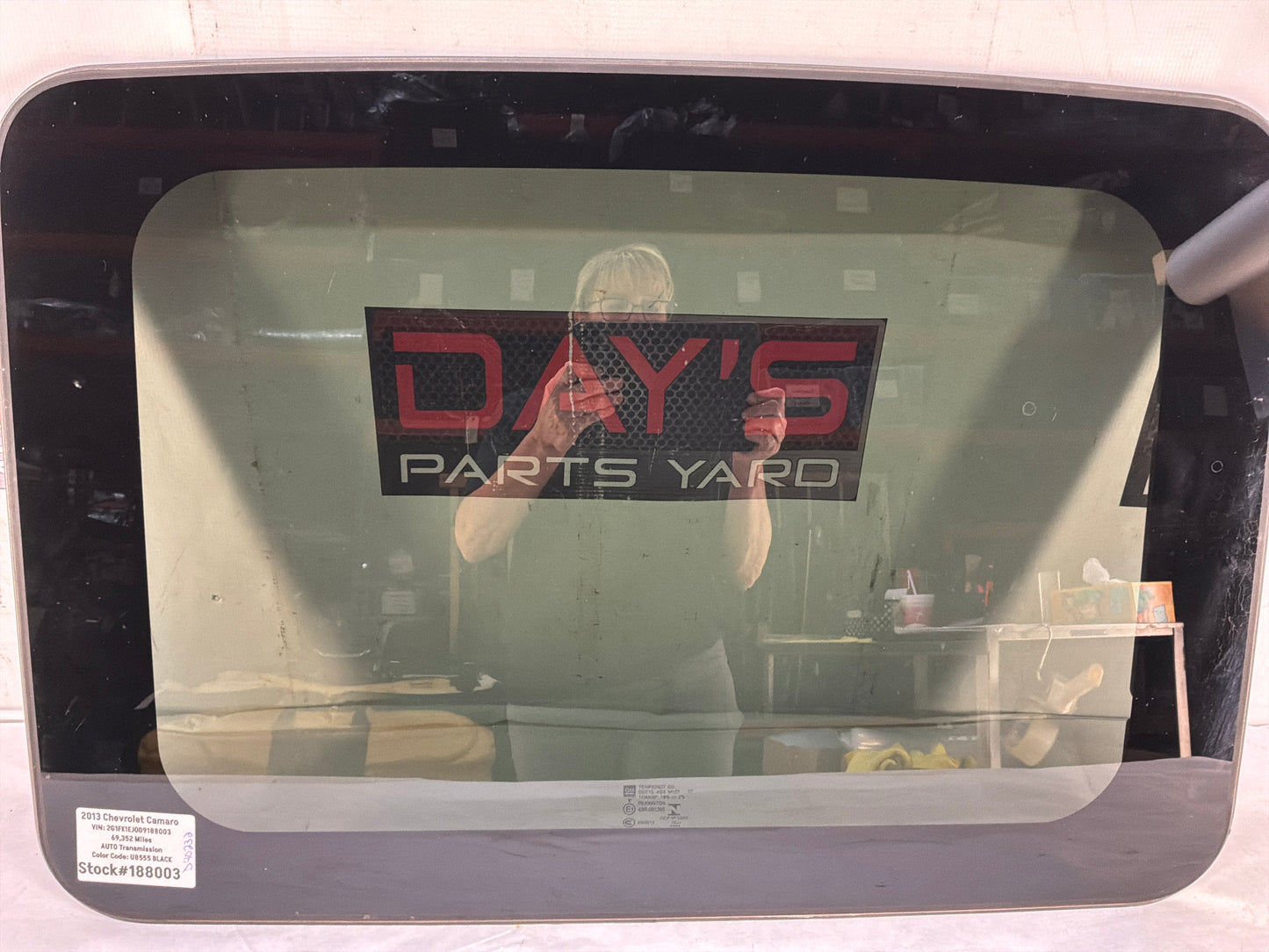 2013 Chevy Camaro SS Sun Moon Roof Sunroof Glass OEM