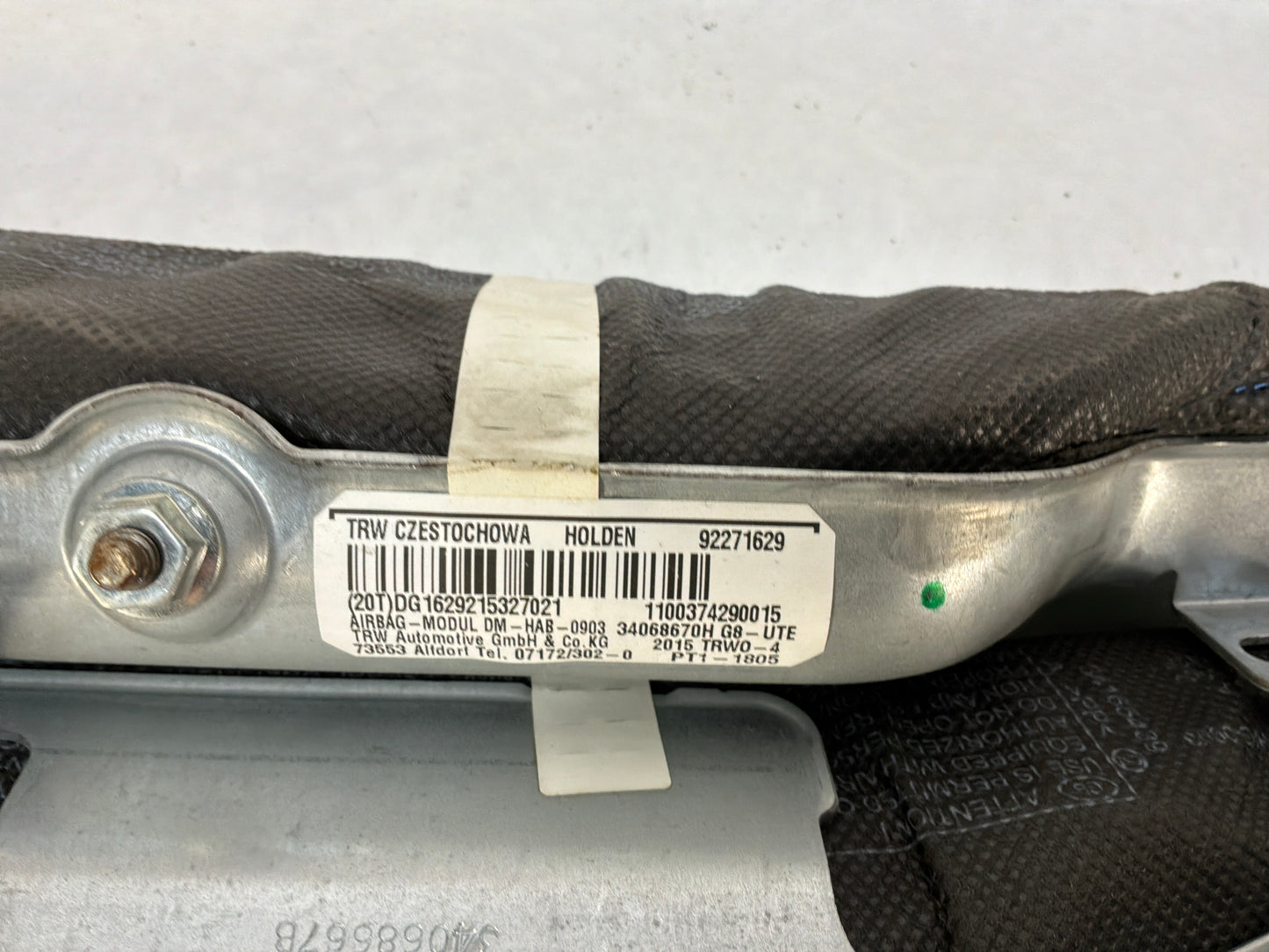2016 Chevy Caprice PPV RH & LH Roof Side Rail Curtain Airbag Air Bag Set OEM