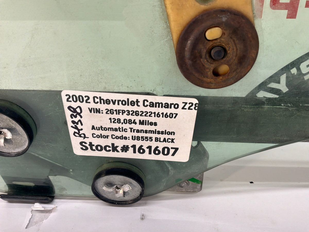 2002 Chevy Camaro Z28 RH Passenger Door Window Glass OEM