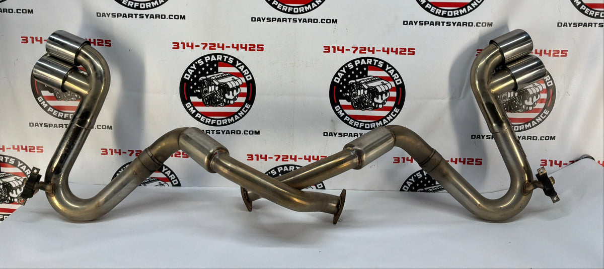 2002 Chevy C5 Corvette BBE Billy Boat Bullet Axle Back Exhaust