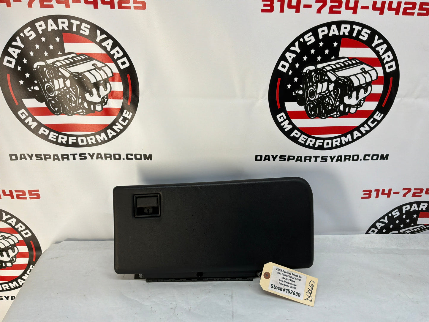 2002 Pontiac Trans Am WS6 Glove Box Compartment OEM
