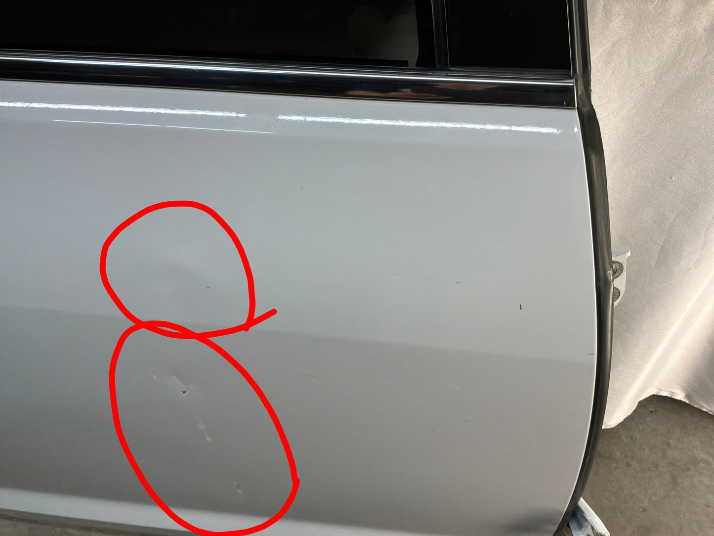 2016 Chevy Caprice PPV RH Passenger Rear Exterior Door White OEM