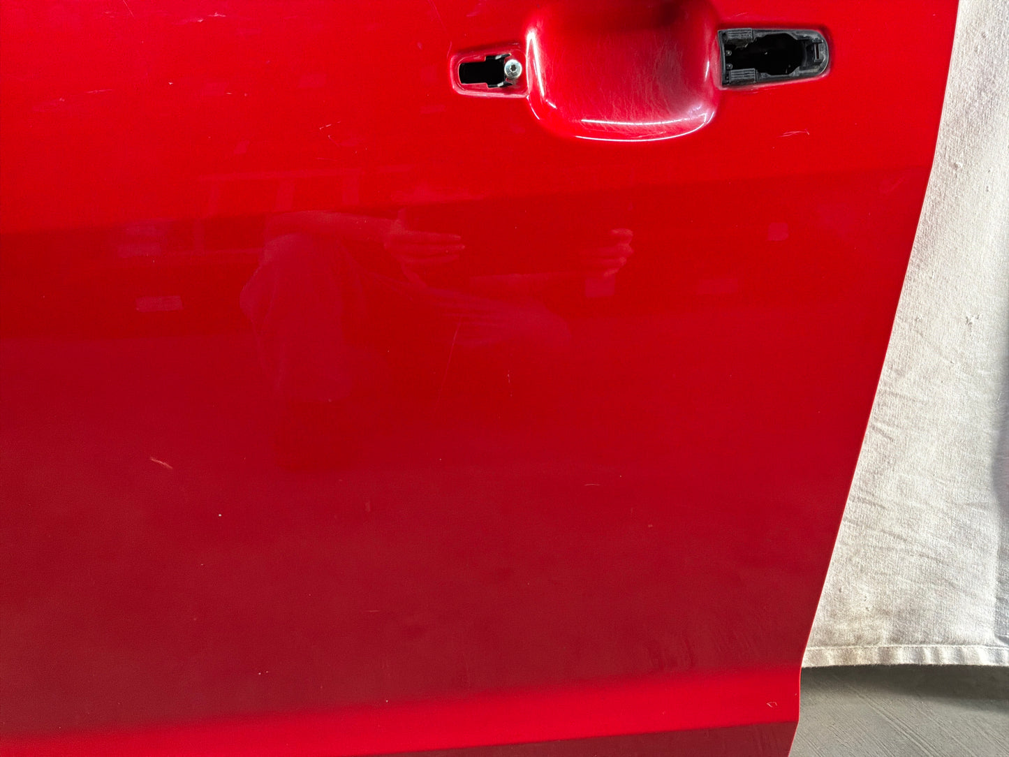 2014 Chevy SS Sedan LH Driver Front Exterior Door Red OEM