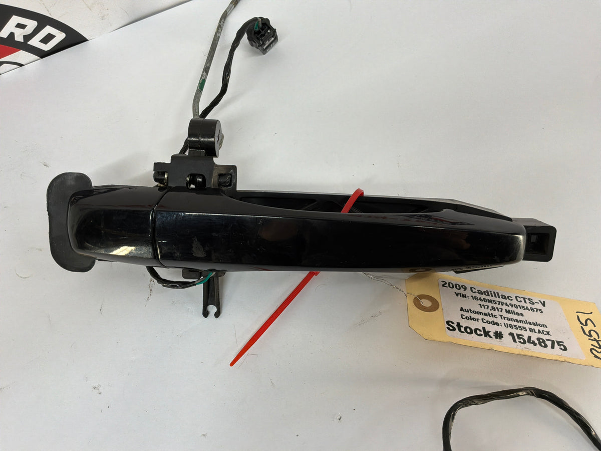 2009 Cadillac CTS-V Exterior Outside Door Handles Set OEM Black