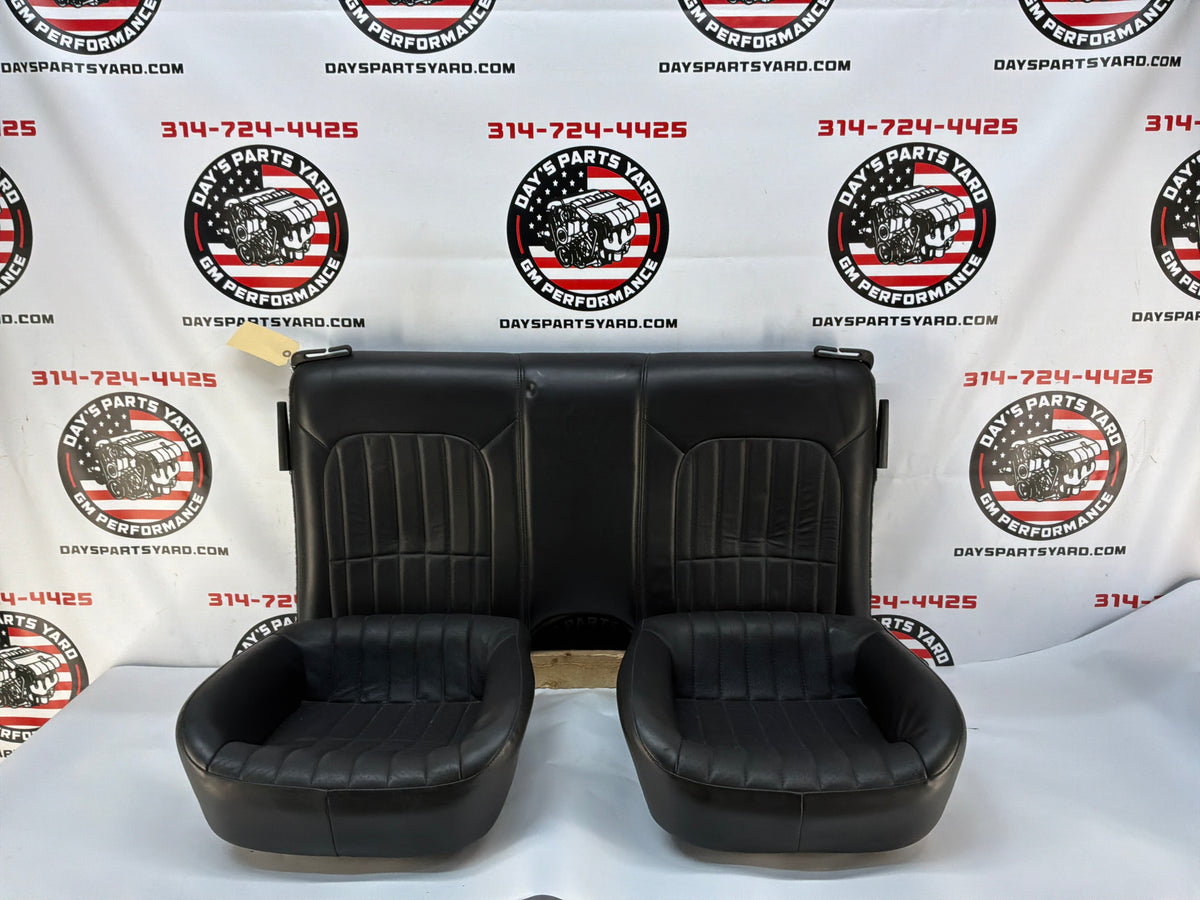 2002 Chevy Camaro Z28 Rear Seats Gray Grey Leather OEM