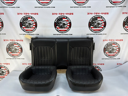 2002 Chevy Camaro Z28 Rear Seats Gray Grey Leather OEM