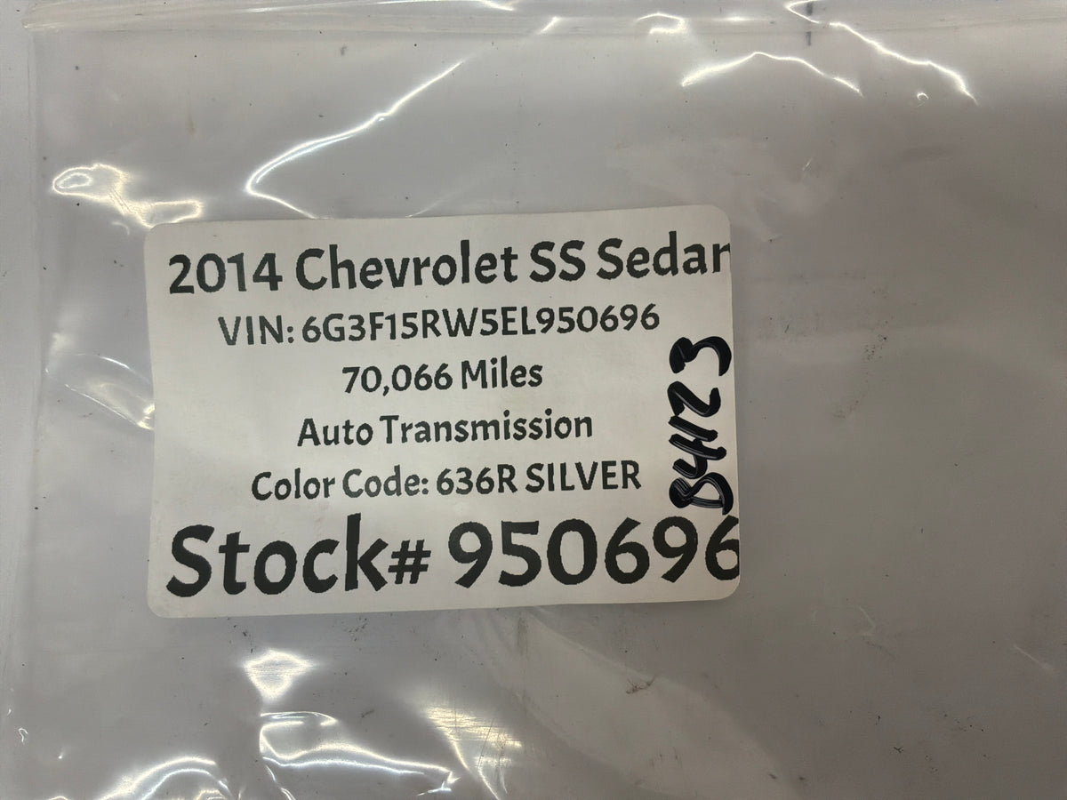 2014 Chevy SS Sedan Front Suspension Engine Cradle Sub Frame Bolts Hardware Set OEM