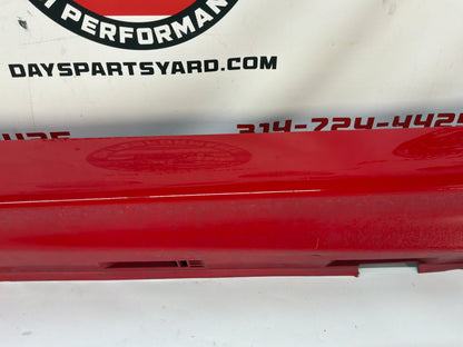 2008 Pontiac G8 GT LH Driver Rocker Molding Side Skirt Panel Trim Red OEM