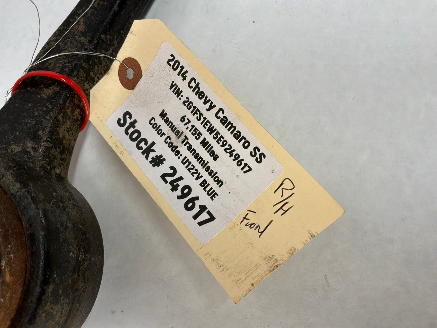 2014 Chevy Camaro SS RH Passenger Front Suspension Lower Control Arm OEM