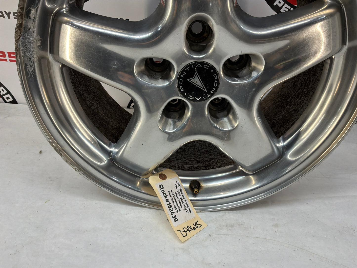 2002 Pontiac Trans Am WS6 Factory OEM Speedline 17x9 Wheel Rim Polished Alloy