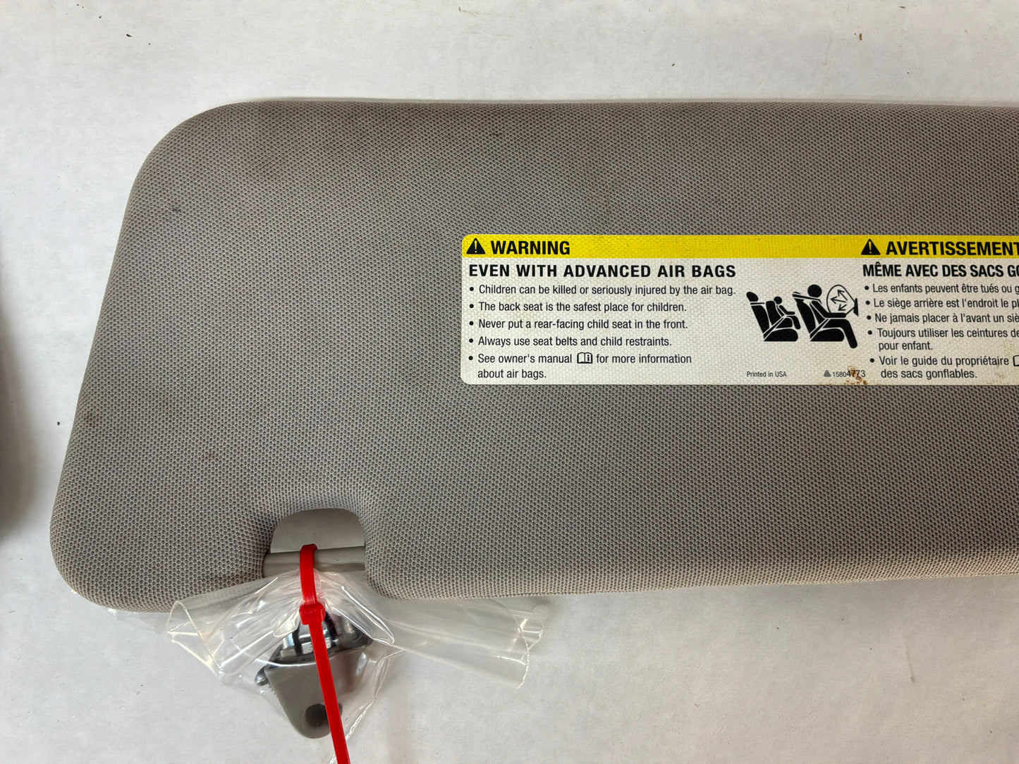 2015 Chevy SS Sedan RH & LH Sun Visor Sunvisor Shade OEM