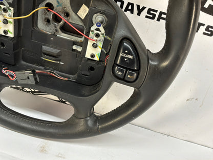 2002 Chevy Camaro Z28 Leather Steering Wheel Ebony OEM