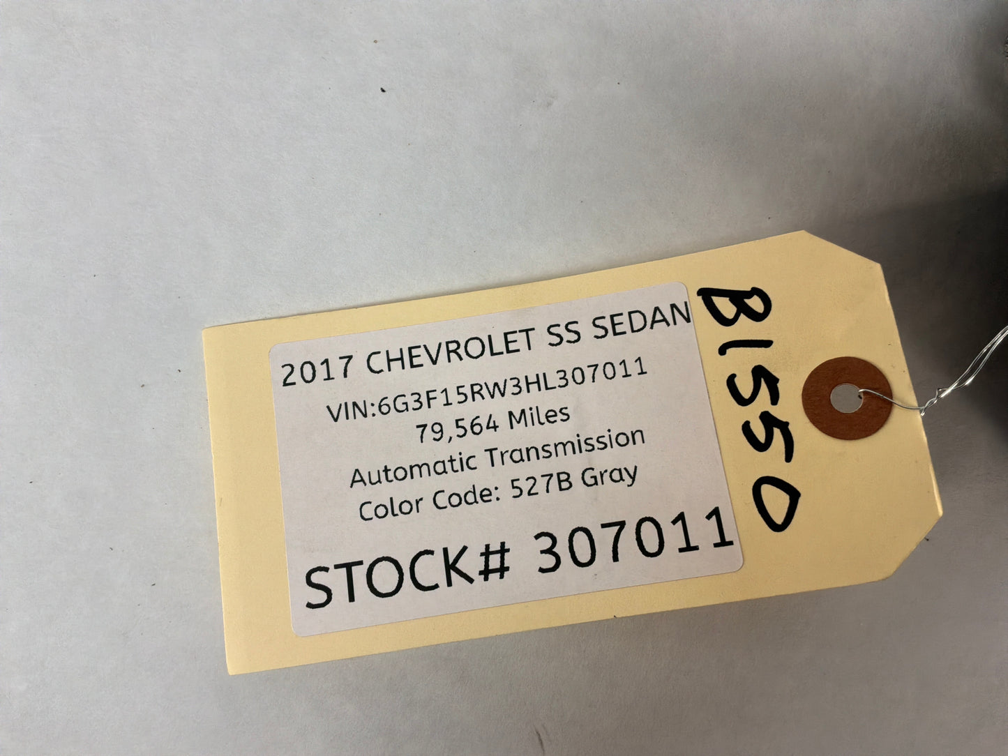 2017 Chevy SS Sedan Rear Seat Ski Port Felt Trunk Carpet OEM