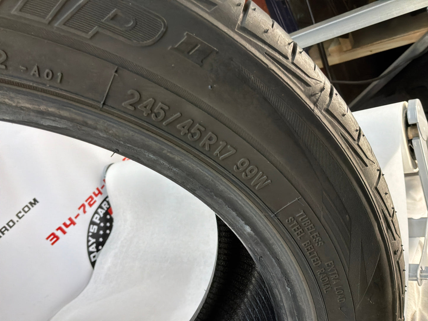 Toyo Exstensa HP Tire 245/45/17 Set of 4