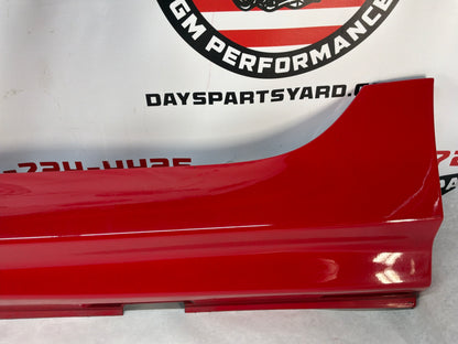 2014 Chevy SS Sedan LH Driver Rocker Molding Side Skirt Panel Red OEM