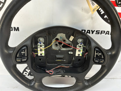 2002 Chevy Camaro Z28 Leather Steering Wheel Ebony OEM