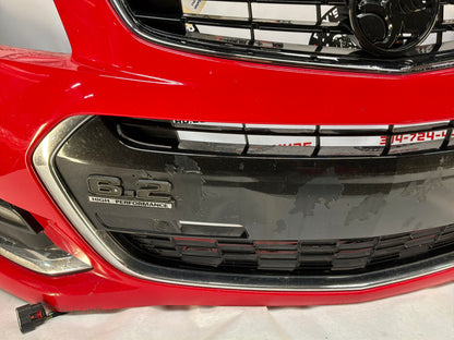 2014 Chevy SS Sedan Complete Front Bumper Fascia Cover Red OEM