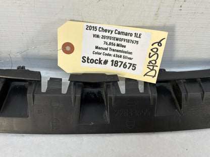 2015 Chevrolet Camaro SS 1LE Rear Bumper Fascia Upper Center Support Bracket Mount OEM
