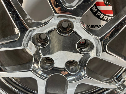 2002 Chevy C5 Corvette Z06 Replica Triple Chrome Rear Wheel 18x9.5