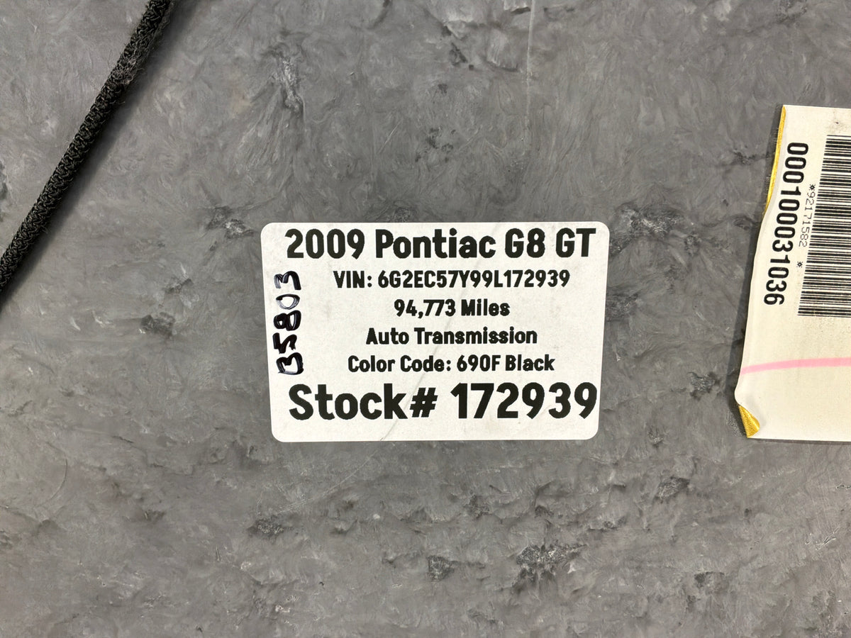 Trunk spare cover - Day's Parts Yard