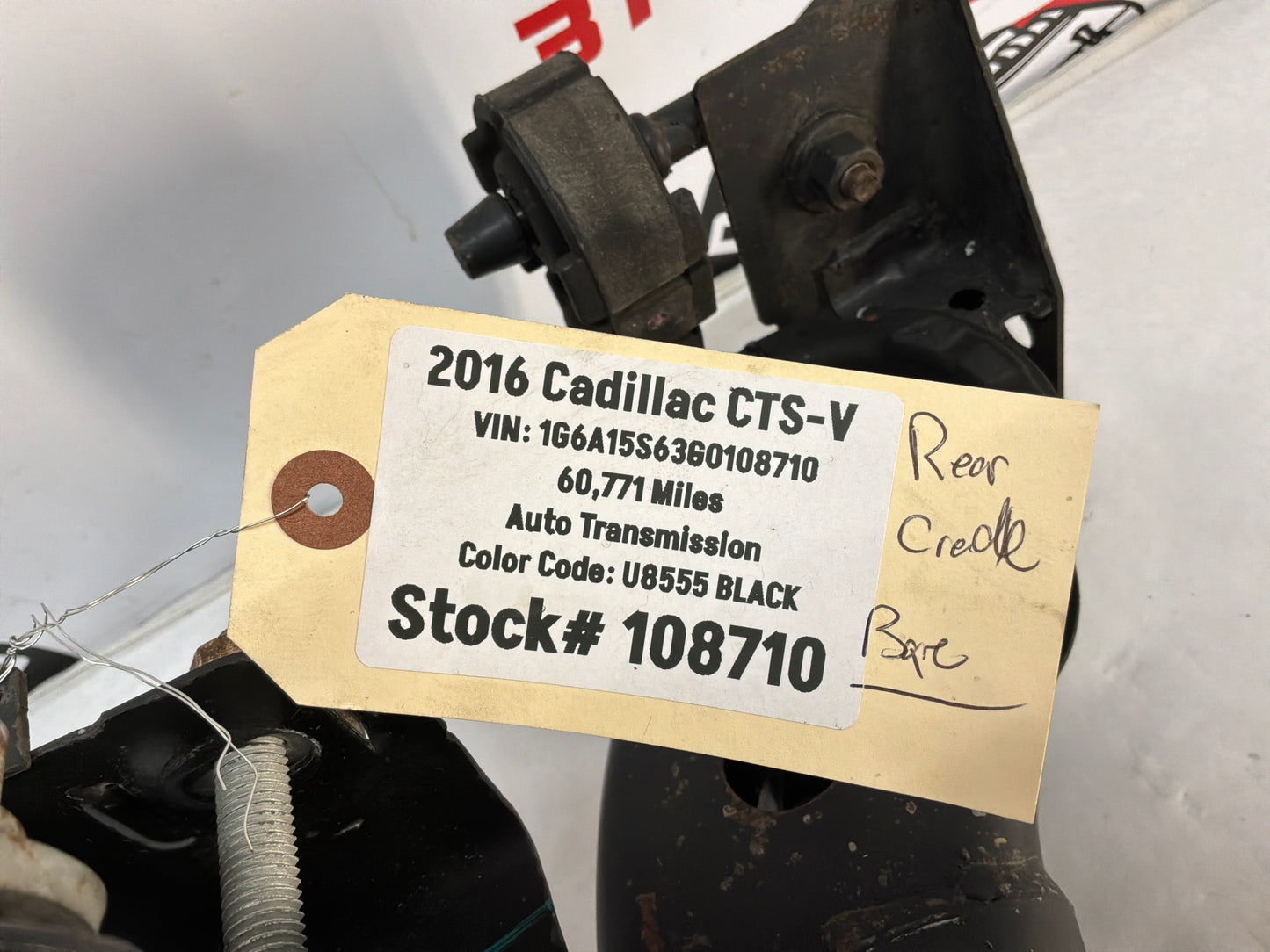 2016 Cadillac CTS-V Rear Suspension Cradle K Member Sub Frame OEM