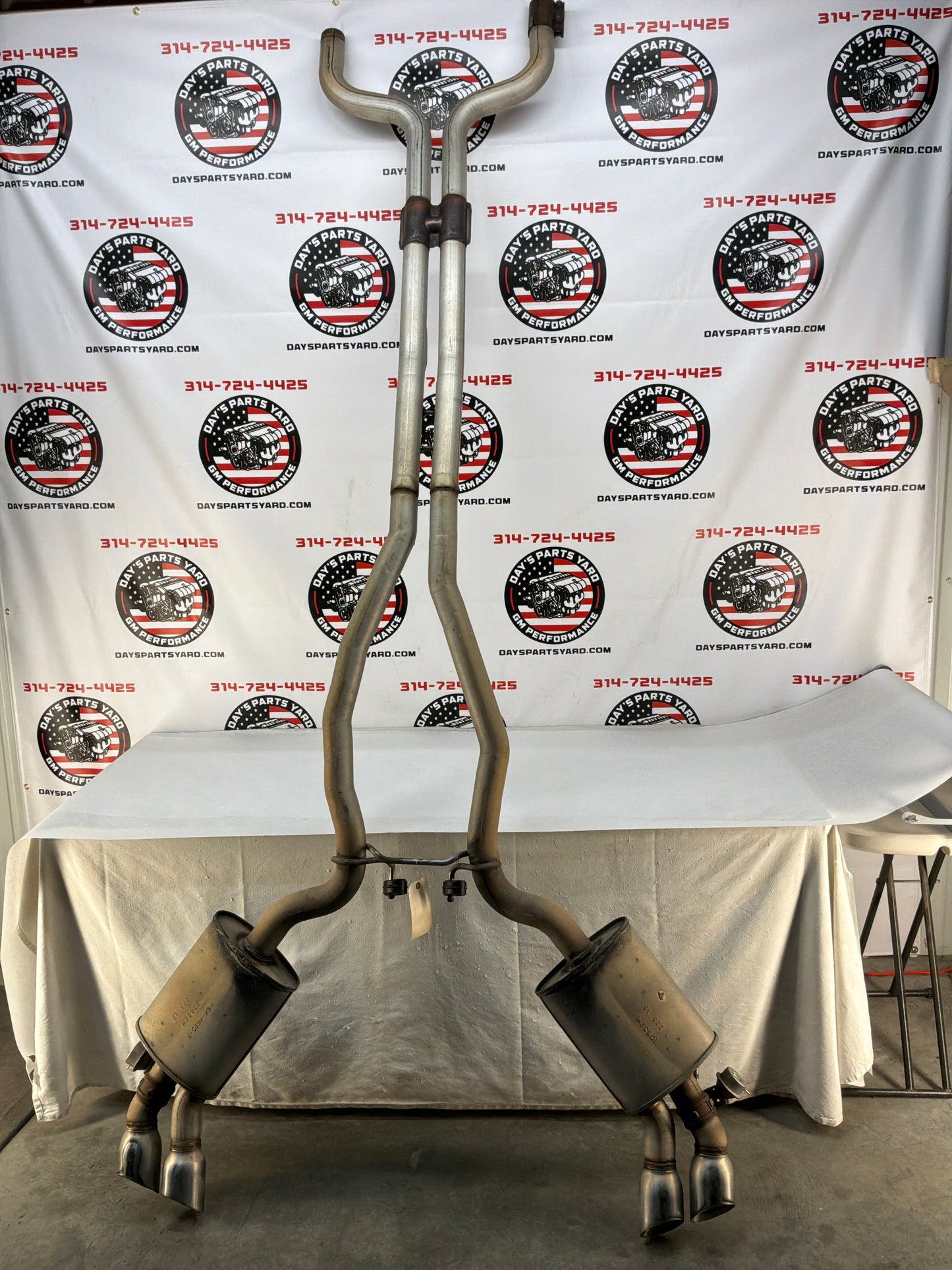 2015 Chevy Camaro SS 1LE Factory OEM Exhaust NPP Bi Mode Muffler Pipe Assembly