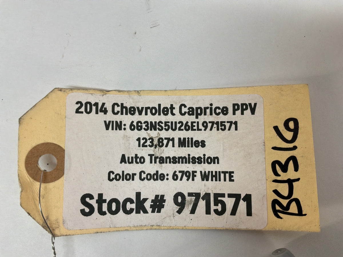2014 Chevy Caprice PPV Driveshaft Drive Shaft Couplers Isolators Set OEM