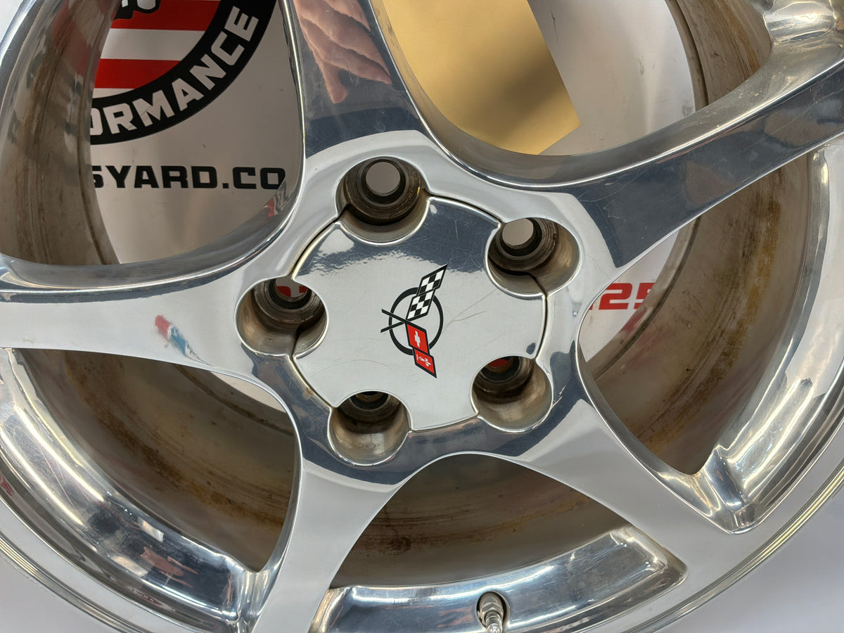 2002 Chevy C5 Corvette 17x8.5 18x9.5 Factory OEM Wheels Rims